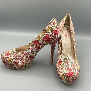 Floral High Heels 11